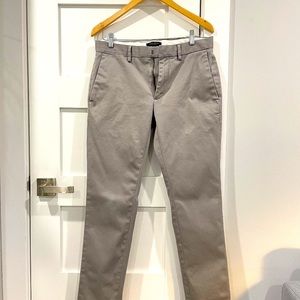 Banana Republic Fulton Skinny Dress Pants - Light Gray, 31x32